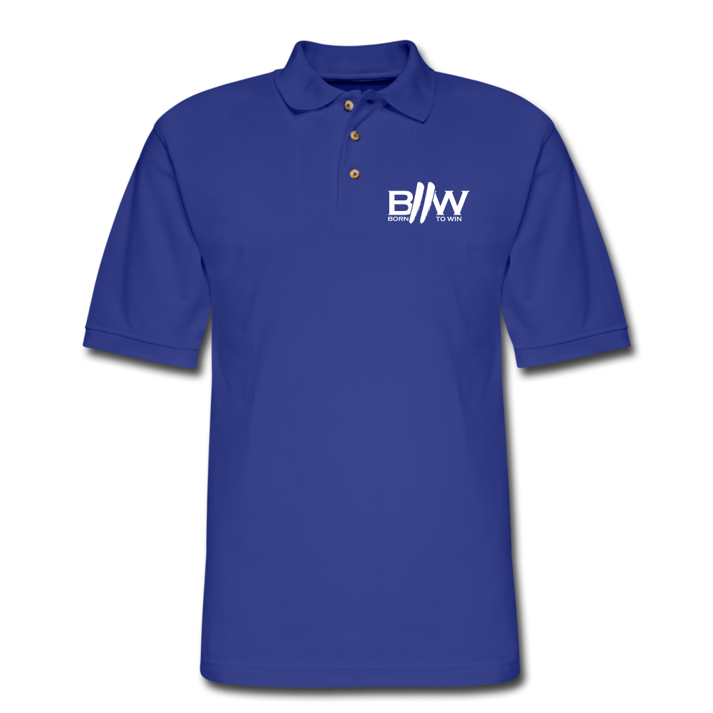 Born 2 Win Polo Shirt - royal blue