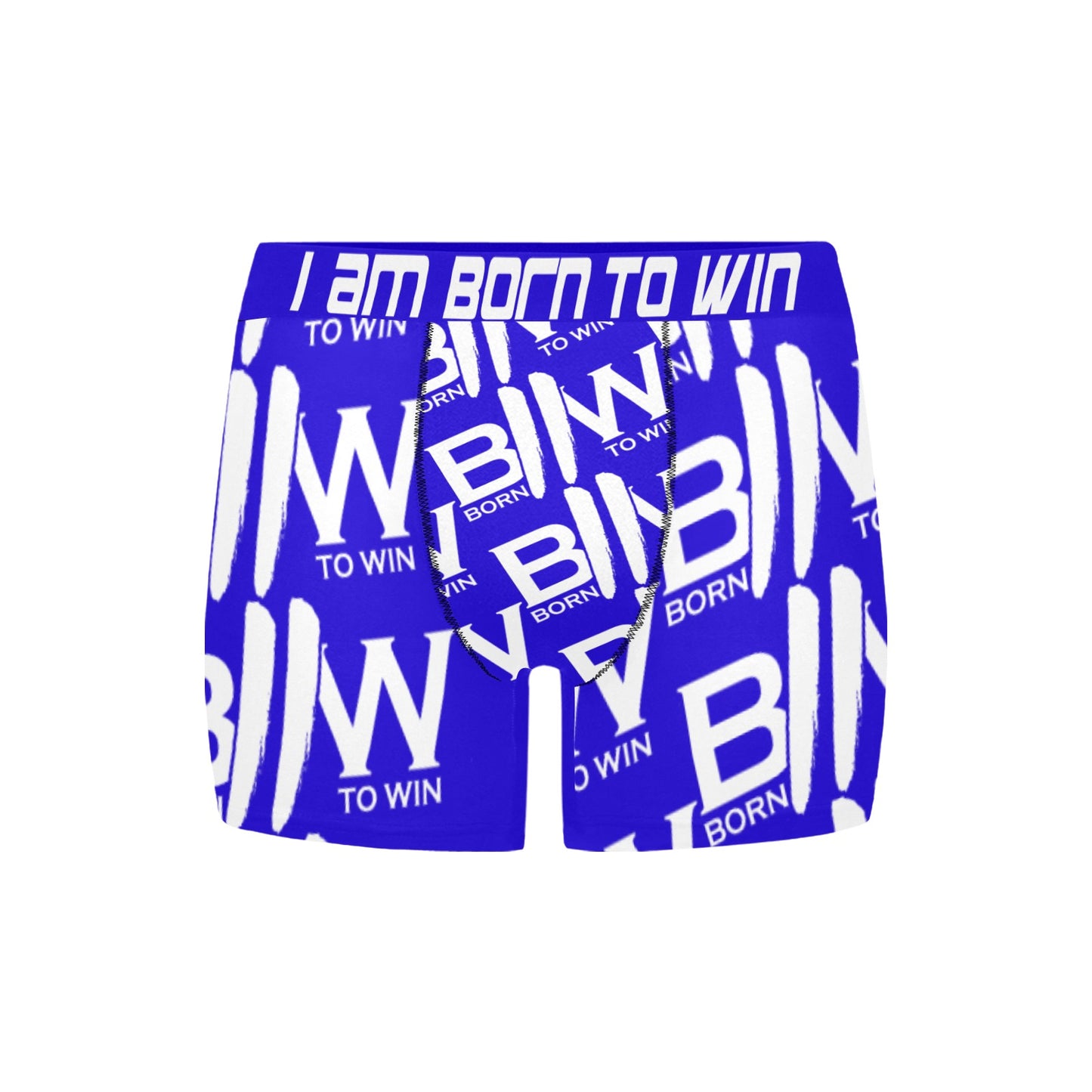 Born2Win - "I Am Born2Win" Boxers (Blue)