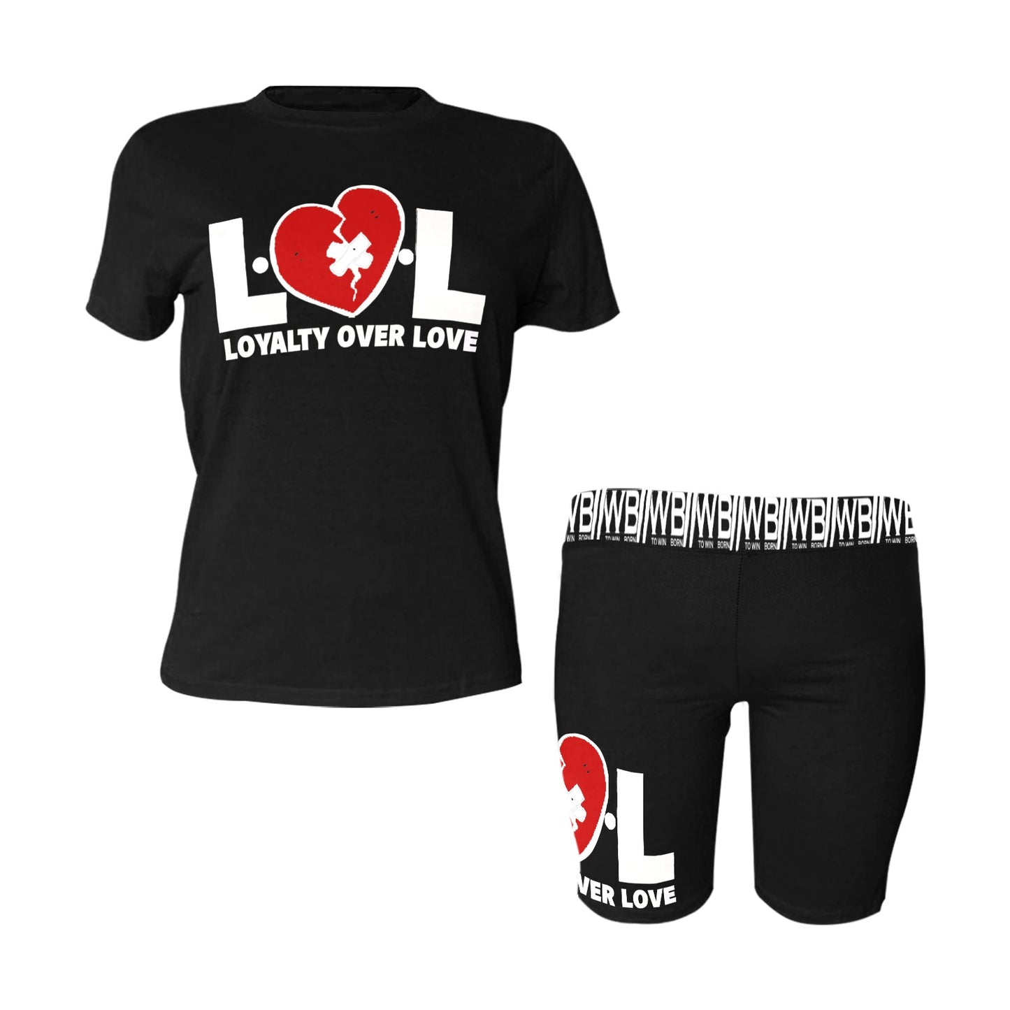 Born2Win - Loyalty Over Love Biker set